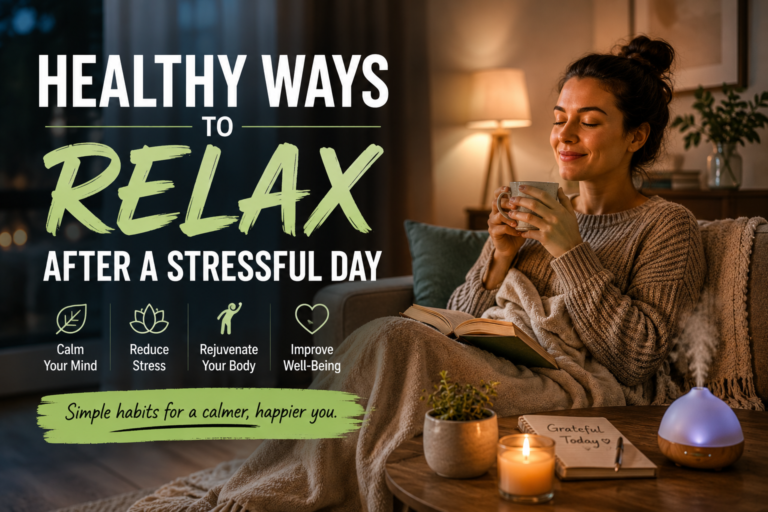 Healthy ways to relax after a stressful day