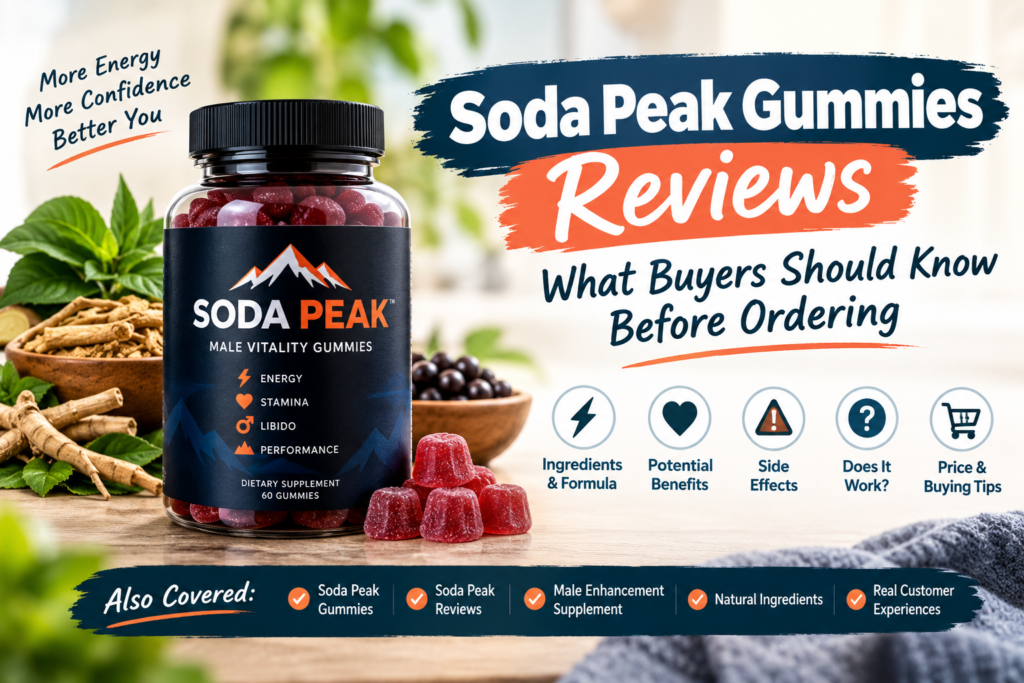 Soda Peak Gummies reviews and what buyers should know before ordering