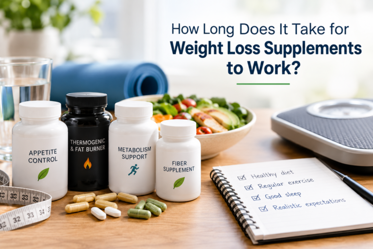 How long weight loss supplements take to work and factors that affect weight loss results