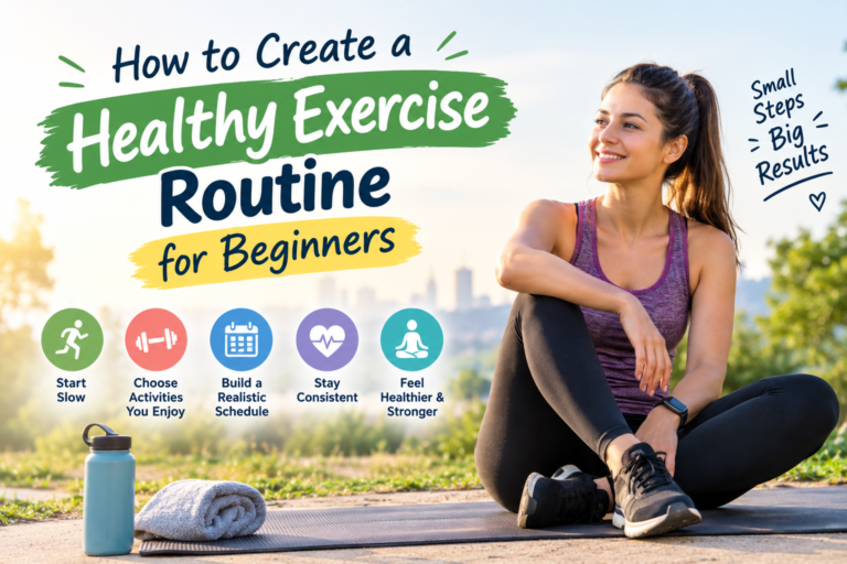 How to create a healthy exercise routine for beginners