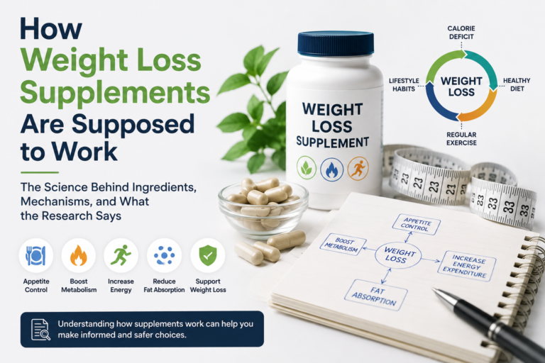 How weight loss supplements are supposed to work